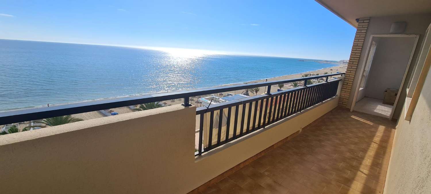 Renovated Apartment located 1st line of beach and  fantastic sea views, with pool, garage and store room