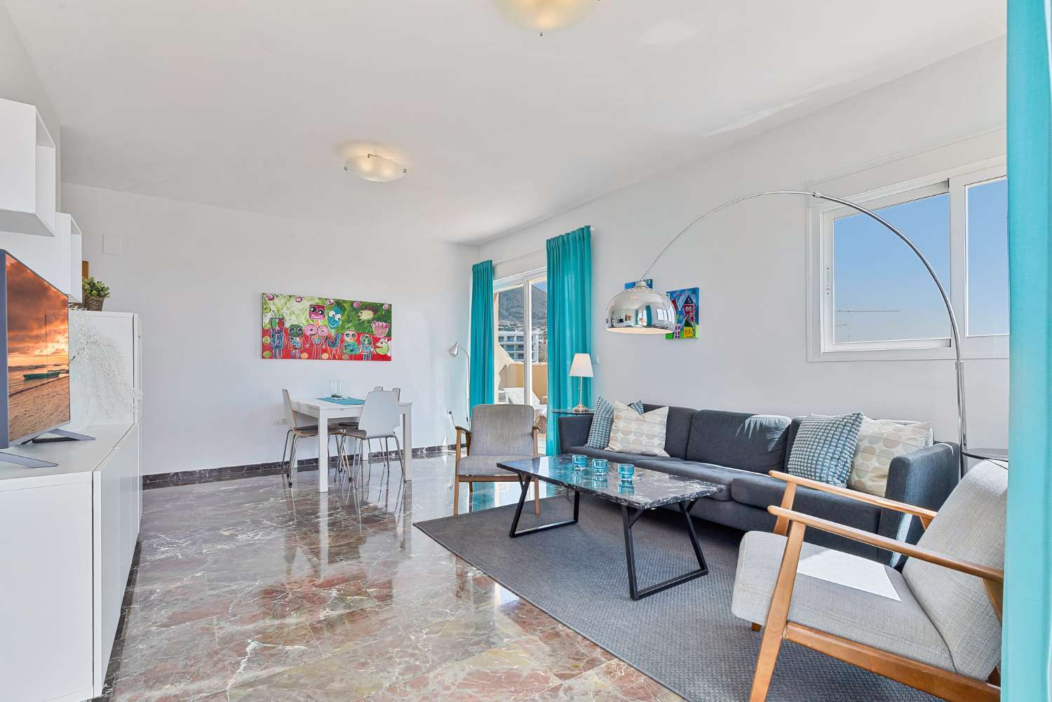 Ático con fantásticas vistas al mar en Carvajal